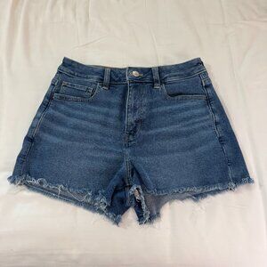 American Eagle Mom Shorts (Dark Denim Wash)